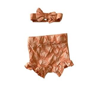 PL Baby Shorts and Bow Set